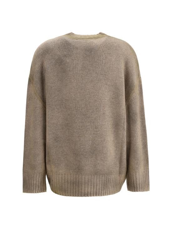 The Attico THE ATTICO Women Sweater 250WCK00107KWS002SS 046 BROWN Size S / US 4 / IT 40 - 2 Thumbnail