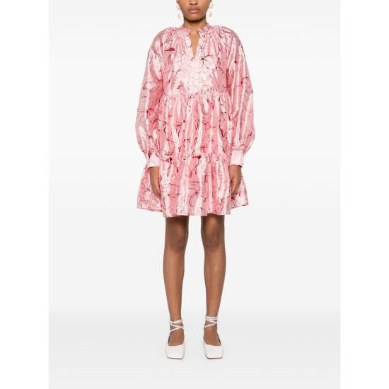 Stine Goya STINE GOYA Women Dresses SGD023 2067 FOIL PINK Size S / US 4 / IT 40 - 2 Thumbnail