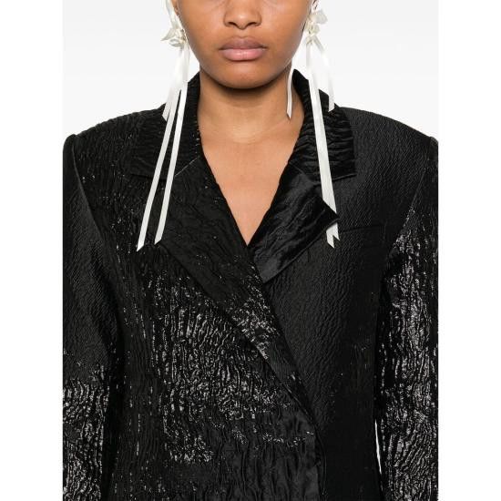 Stine Goya STINE GOYA Women Coats SGC015 2269 BLACK Size S / US 4 / IT 40 - 2 Thumbnail
