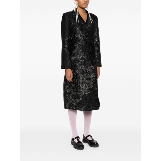 Stine Goya STINE GOYA Women Coats SGC015 2269 BLACK Size S / US 4 / IT 40 - 5 Thumbnail