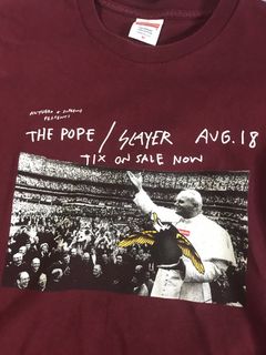 Supreme Pope Slayer T Shirt | Grailed