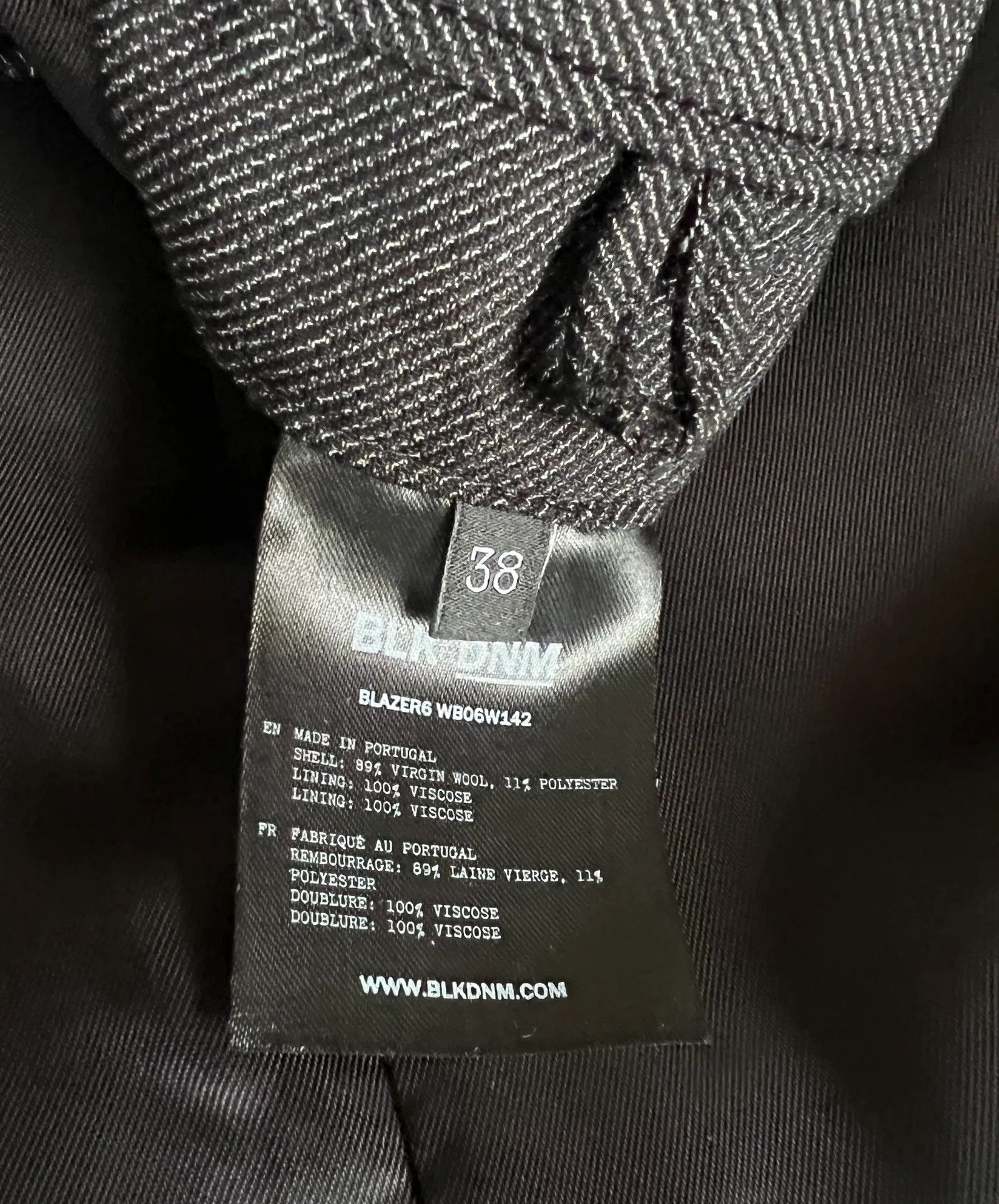 Blk Dnm Blk Dnm Blazer 6 Blazer Size S / US 4 / IT 40 - 3 Thumbnail