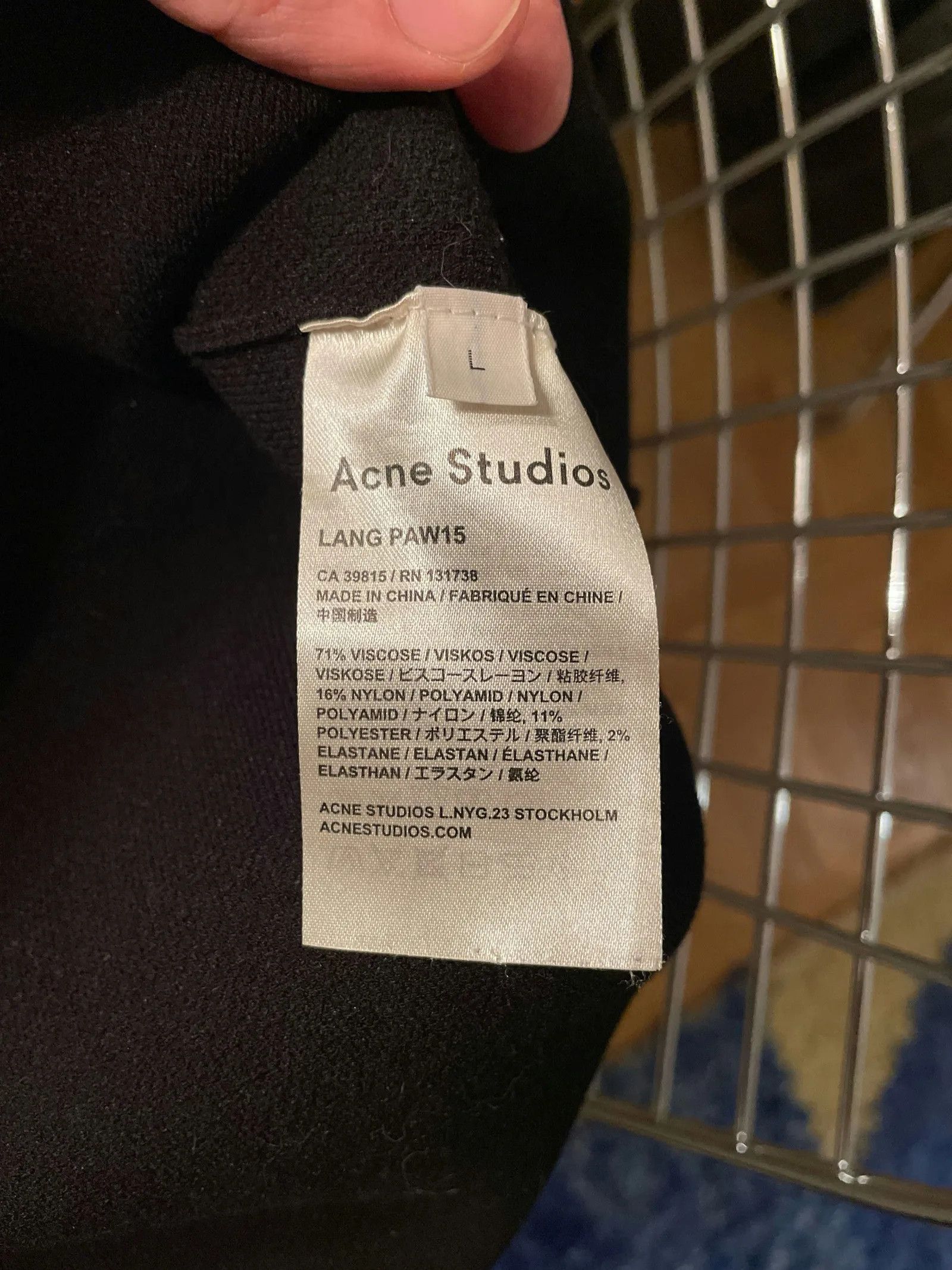 Acne Studios Acne Studios Lang Paw15 Cardigan Size US L / EU 52-54 / 3 - 5 Thumbnail
