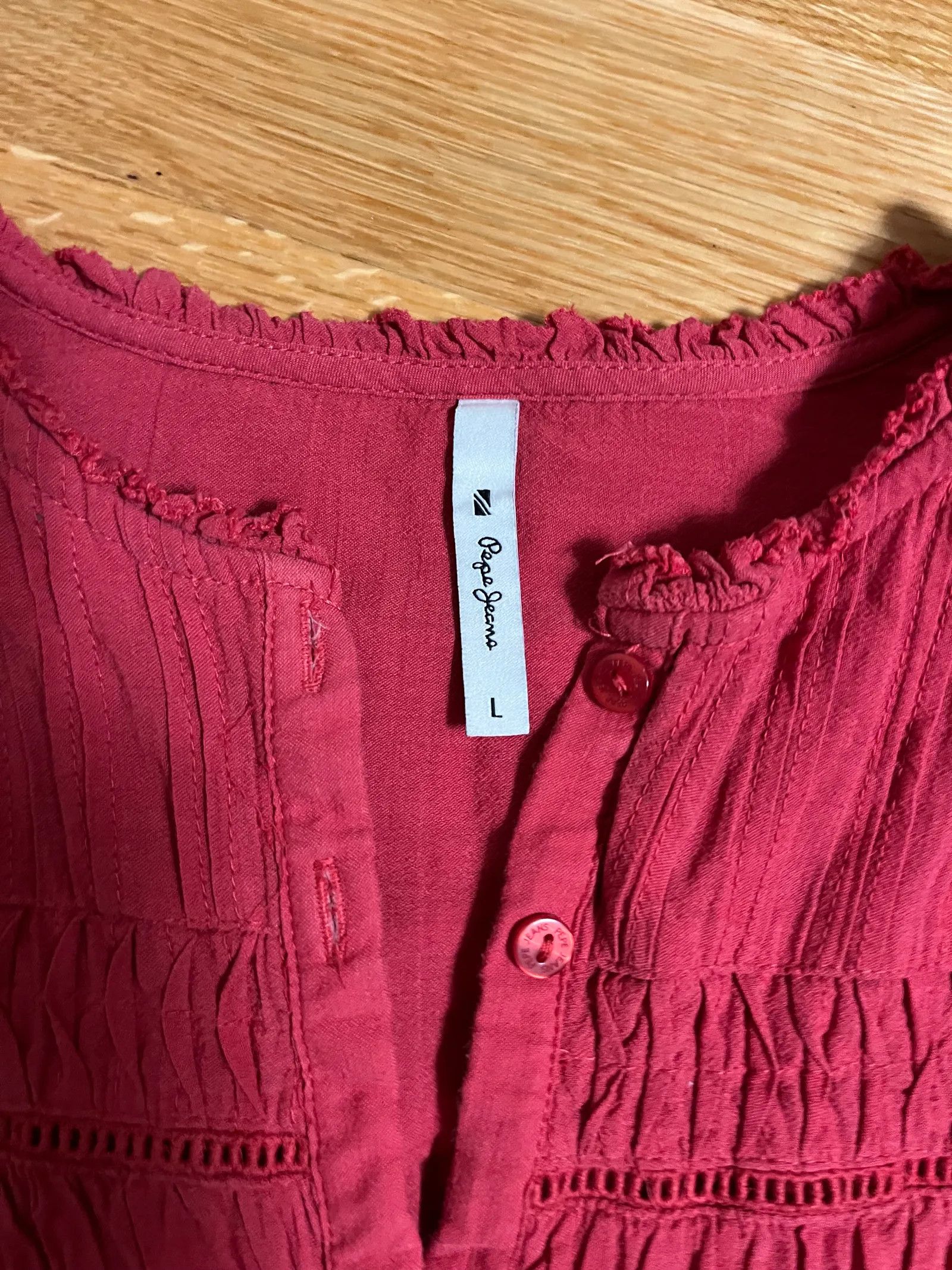 Pepe Jeans Pepe Jeans Blouse Size L / US 10 / IT 46 - 2 Thumbnail