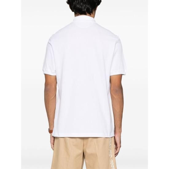 Brunello Cucinelli BRUNELLO CUCINELLI Men Polo Shirts ME8548788 CK640 WHITE Size US L / EU 52-54 / 3 - 4 Thumbnail