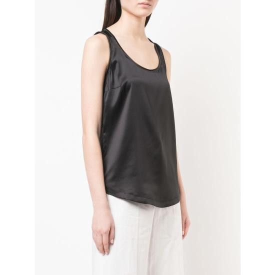 Brunello Cucinelli BRUNELLO CUCINELLI Women Blouses M0C59DE330 C101 BLACK Size XS / US 0-2 / IT 36-38 - 3 Thumbnail