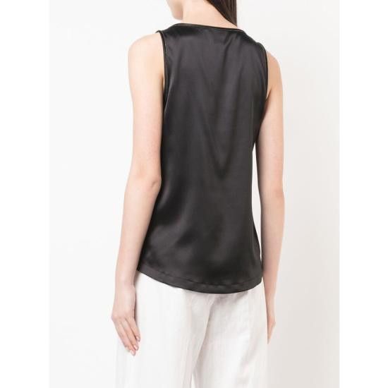 Brunello Cucinelli BRUNELLO CUCINELLI Women Blouses M0C59DE330 C101 BLACK Size XS / US 0-2 / IT 36-38 - 4 Thumbnail