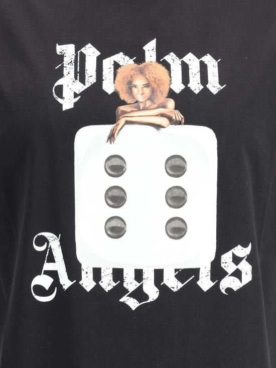 Palm Angels PALM ANGELS Men T-Shirts PMAA001S25JER00B 1003 BLACK Size US S / EU 44-46 / 1 - 3 Thumbnail