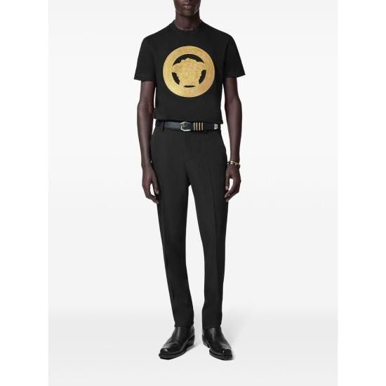 Versace VERSACE Men T-Shirts 1A13438 1013944 1B000 BLACK Size US M / EU 48-50 / 2 - 4 Thumbnail