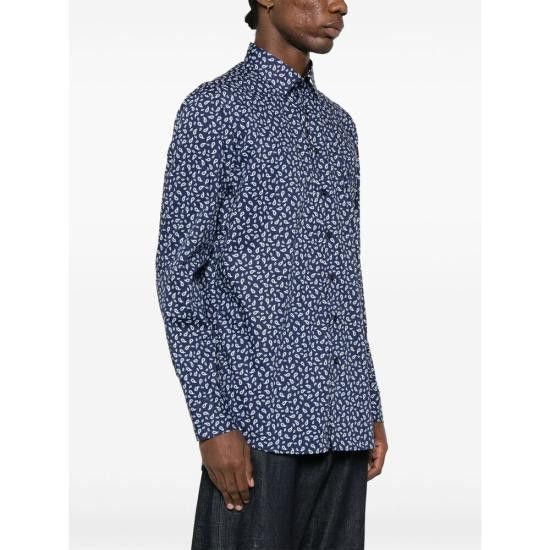 Etro ETRO Men Long Tops 99SAEB8 MRIB0002 X0883 BLUE Size US M / EU 48-50 / 2 - 2 Thumbnail