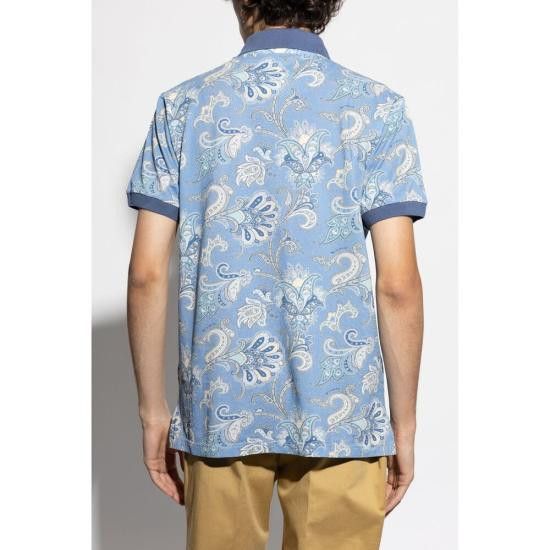 Etro ETRO Men Polo Shirts AK570 MRMD0004 X0800 BLUE Size US XL / EU 56 / 4 - 3 Thumbnail