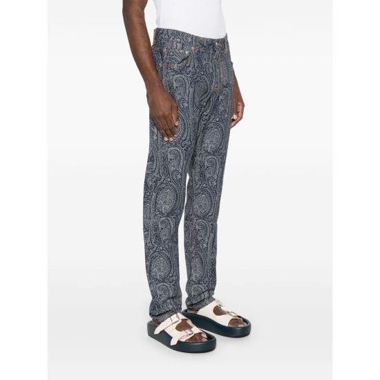 Etro ETRO Men Denim Pants AD270 MRNB0005 S9095 BLUE Size US 30 / EU 46 - 3 Thumbnail