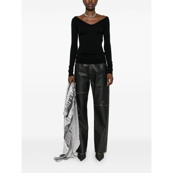Balenciaga BALENCIAGA Women Jackets 811136 T1709 1000 BLACK Size M / US 6-8 / IT 42-44 - 2 Thumbnail
