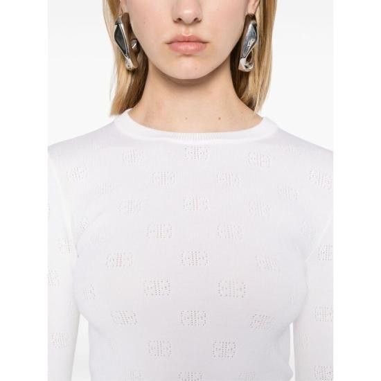 Balenciaga BALENCIAGA Women Jackets 793613 T5215 9000 WHITE Size M / US 6-8 / IT 42-44 - 4 Thumbnail