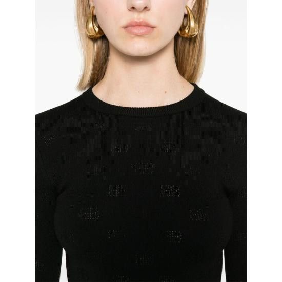Balenciaga BALENCIAGA Women Jackets 793613 T5215 1000 BLACK Size XS / US 0-2 / IT 36-38 - 4 Thumbnail