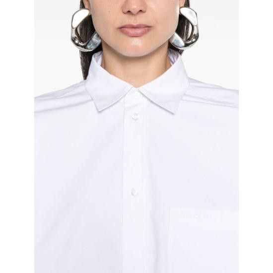 Balenciaga BALENCIAGA Women Shirts 790945 TQM05 9000 WHITE Size XS / US 0-2 / IT 36-38 - 2 Thumbnail