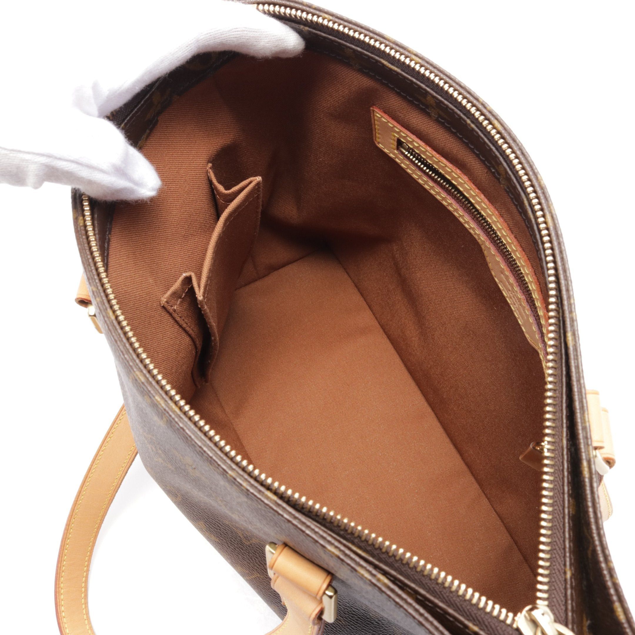 Louis Vuitton Louis Vuitton Cabas Piano Monogram Shoulder Bag Leather Brown Size ONE SIZE - 3 Thumbnail