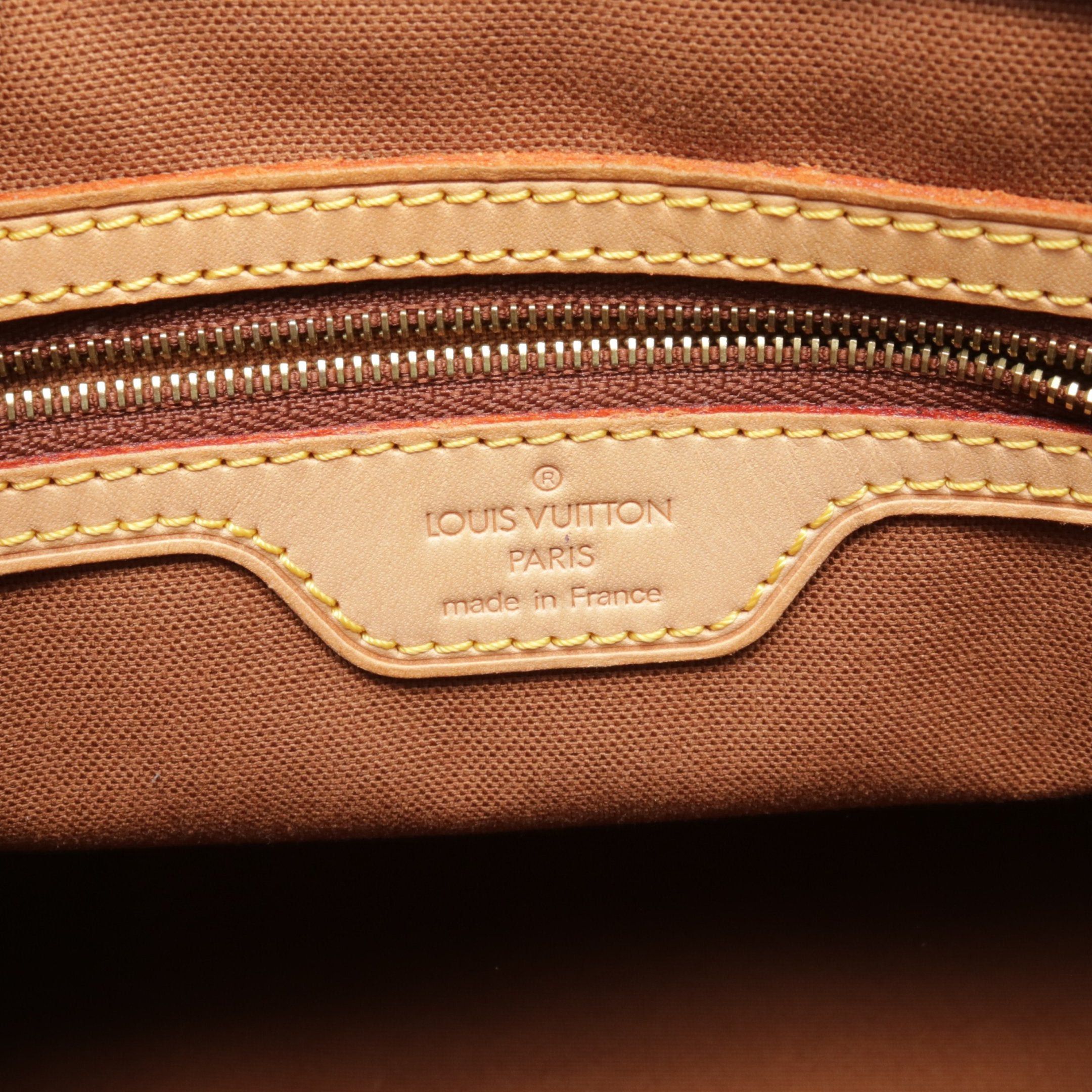 Louis Vuitton Louis Vuitton Cabas Piano Monogram Shoulder Bag Leather Brown Size ONE SIZE - 4 Thumbnail
