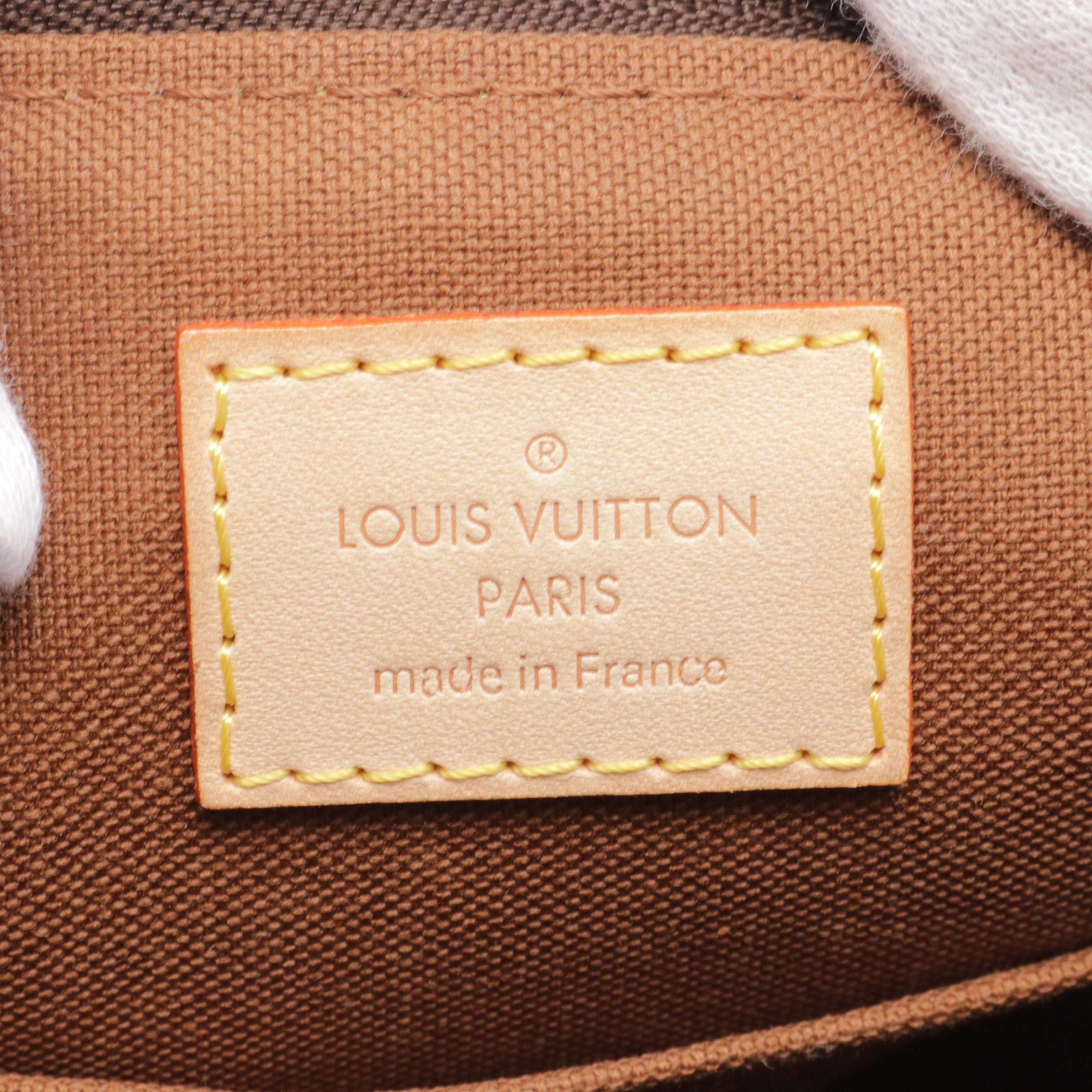 Louis Vuitton Louis Vuitton Palermo Pm Monogram Handbag Leather Brown Size ONE SIZE - 4 Thumbnail