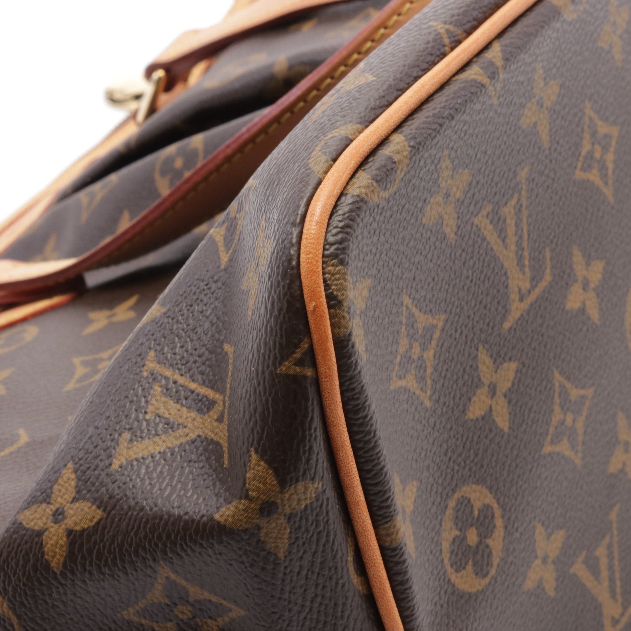 Louis Vuitton Louis Vuitton Palermo Pm Monogram Handbag Leather Brown Size ONE SIZE - 7 Thumbnail