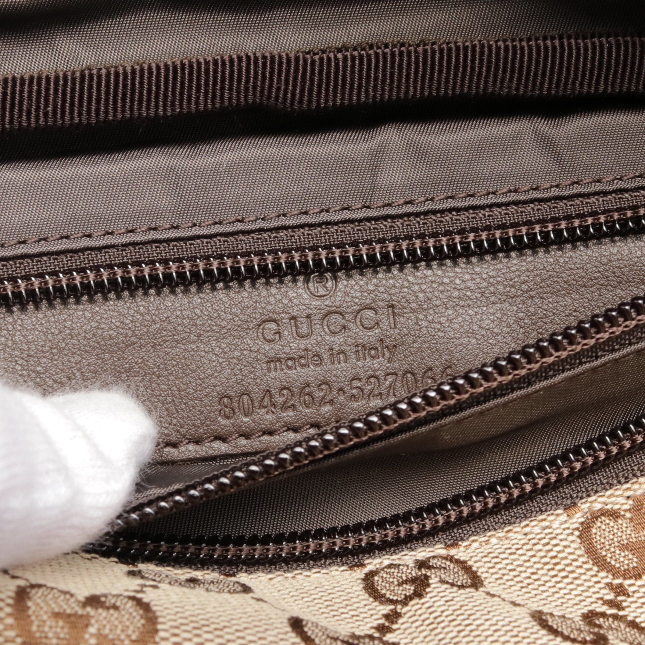 Gucci Gucci Gg Canvas Small Belt Bag Waist Body Beige Brown Size ONE SIZE - 4 Thumbnail