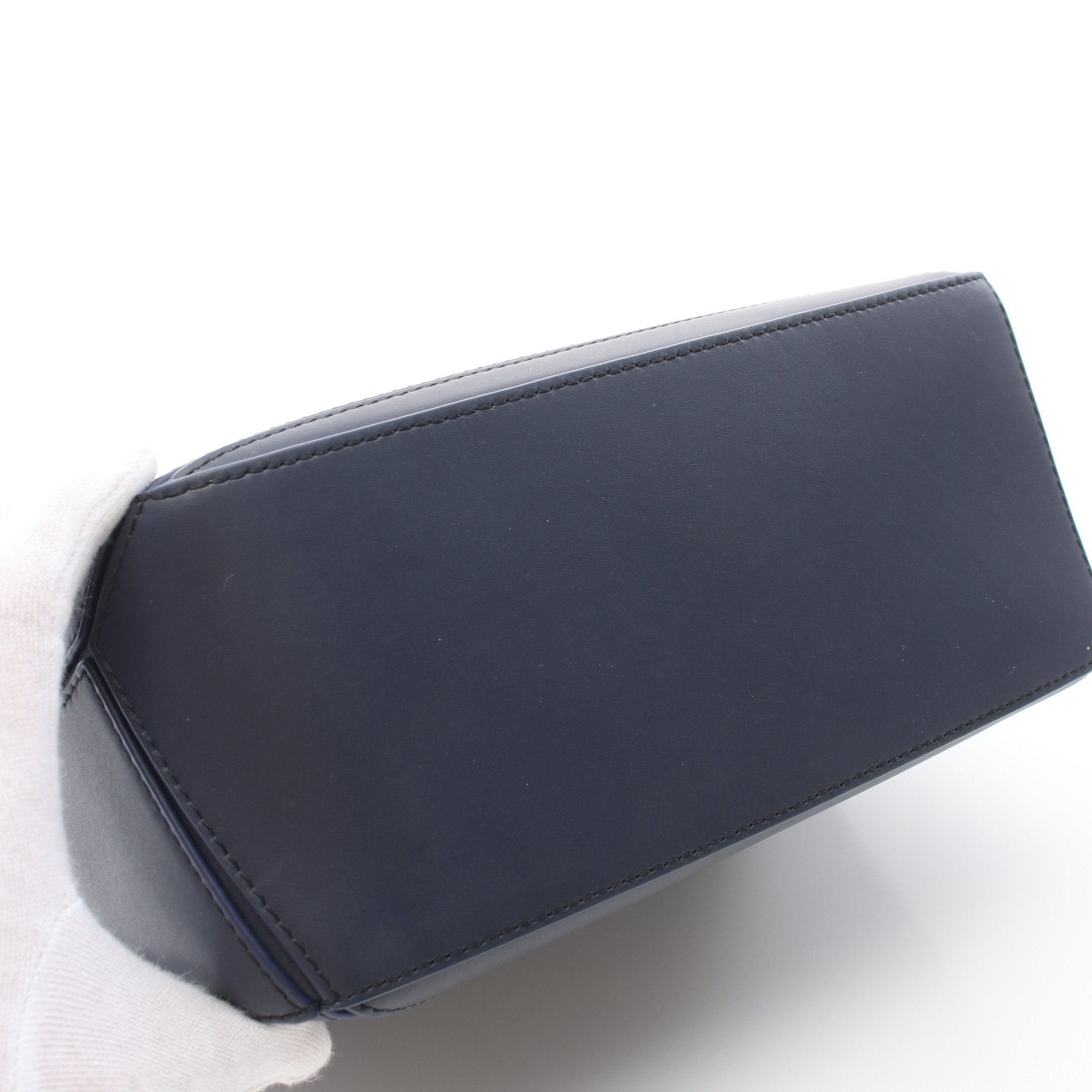 Loewe Loewe Puzzle Bag Small Handbag Leather Navy Size ONE SIZE - 7 Thumbnail