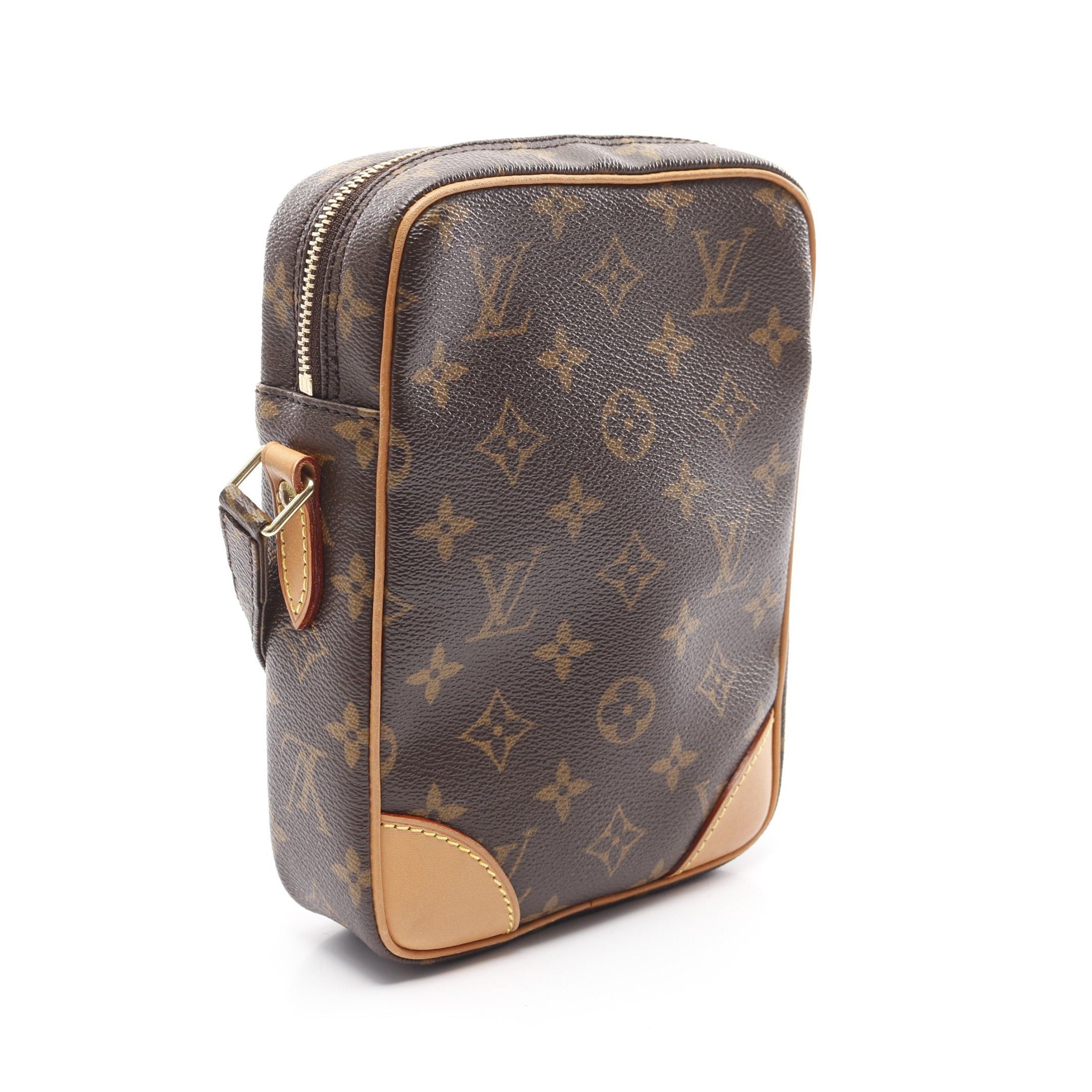 Louis Vuitton Louis Vuitton Danube Monogram Shoulder Bag Leather Brown Size ONE SIZE - 2 Thumbnail