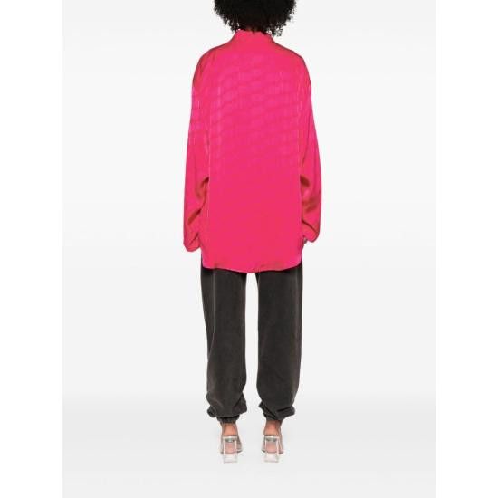 Balenciaga BALENCIAGA Women Shirts 681631 TMO68 5510 PINK Size S / US 4 / IT 40 - 5 Thumbnail