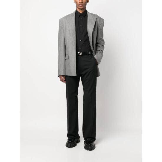 Dolce & Gabbana DOLCE & GABBANA Men Long Tops G5EJ0T GG826 N0000 BLACK Size US M / EU 48-50 / 2 - 4 Thumbnail