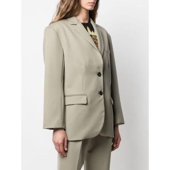 Anine Bing ANINE BING Women Suit Jackets A 01 7073 250 GREEN Size M / US 6-8 / IT 42-44 - 2 Thumbnail