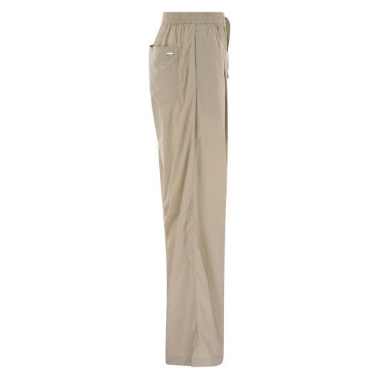 Herno HERNO Women Straight Pants PT00009DR BEIGE Size 30" / US 8 / IT 44 - 3 Thumbnail