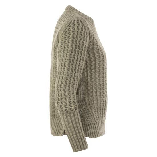 Herno HERNO Women Sweater MG00020DR BEIGE Size M / US 6-8 / IT 42-44 - 3 Thumbnail