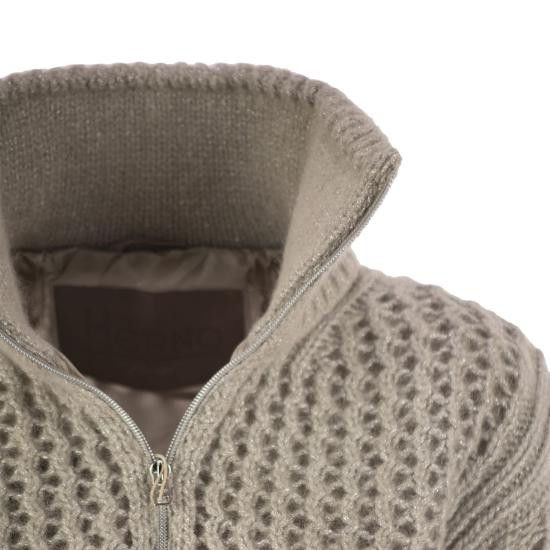 Herno HERNO Women Sweater MC00030DR BEIGE Size M / US 6-8 / IT 42-44 - 4 Thumbnail