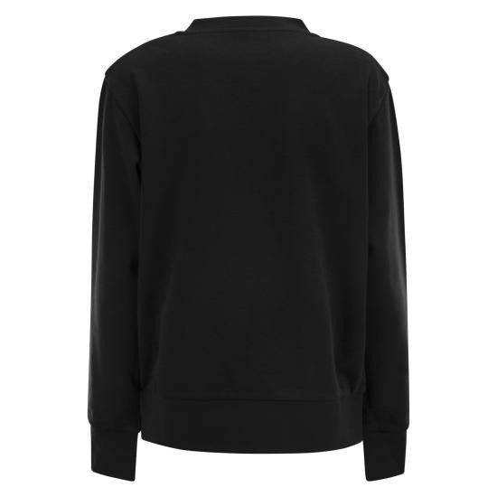 Moncler MONCLER Women Sweater J20938G00040 BLACK Size M / US 6-8 / IT 42-44 - 2 Thumbnail