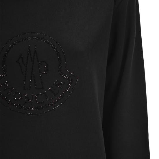 Moncler MONCLER Women Sweater J20938G00040 BLACK Size M / US 6-8 / IT 42-44 - 4 Thumbnail