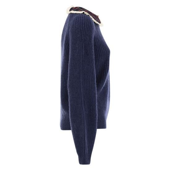MC2 Saint Barth MC2 SAINT BARTH Women Sweater CAJ003 BLUE Size M / US 6-8 / IT 42-44 - 3 Thumbnail