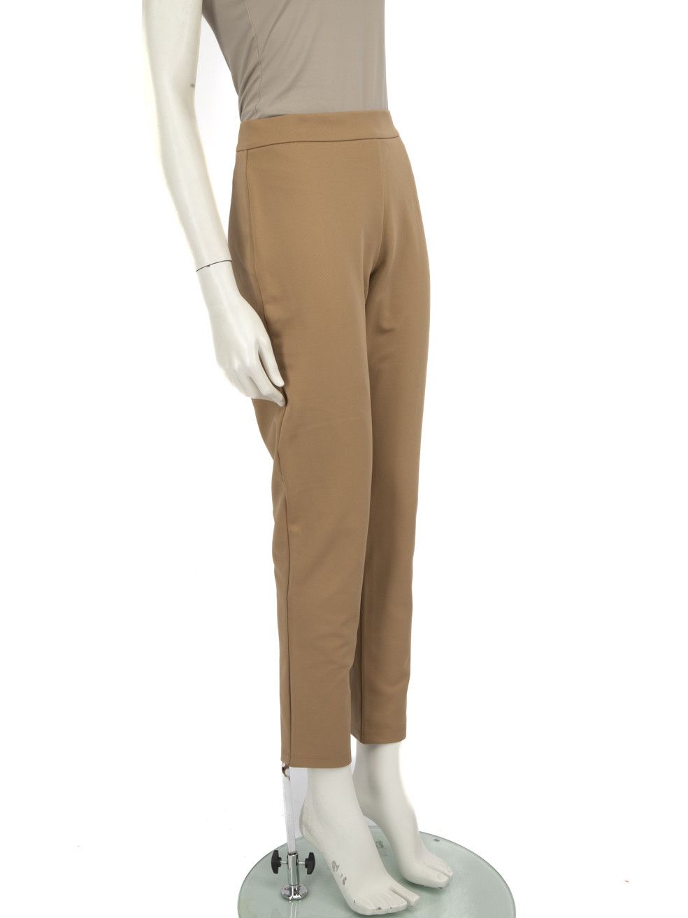 Max Mara Brown Slim Fit High Rise Trousers Size 30" / US 8 / IT 44 - 2 Thumbnail