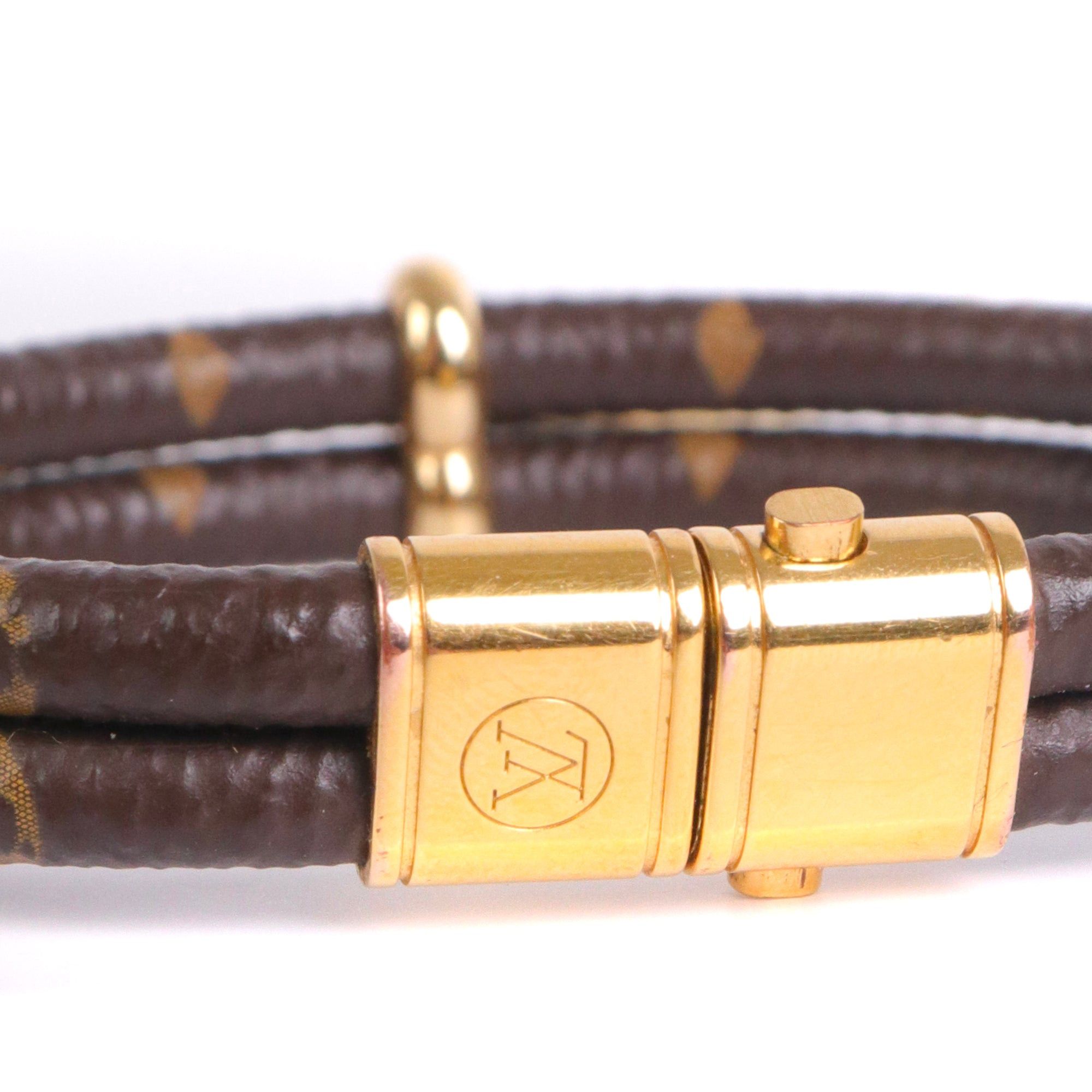 Louis Vuitton LOUIS VUITTON - Louis Vuitton Keep it Twice bracelet in monogram canvas Size ONE SIZE - 5 Thumbnail