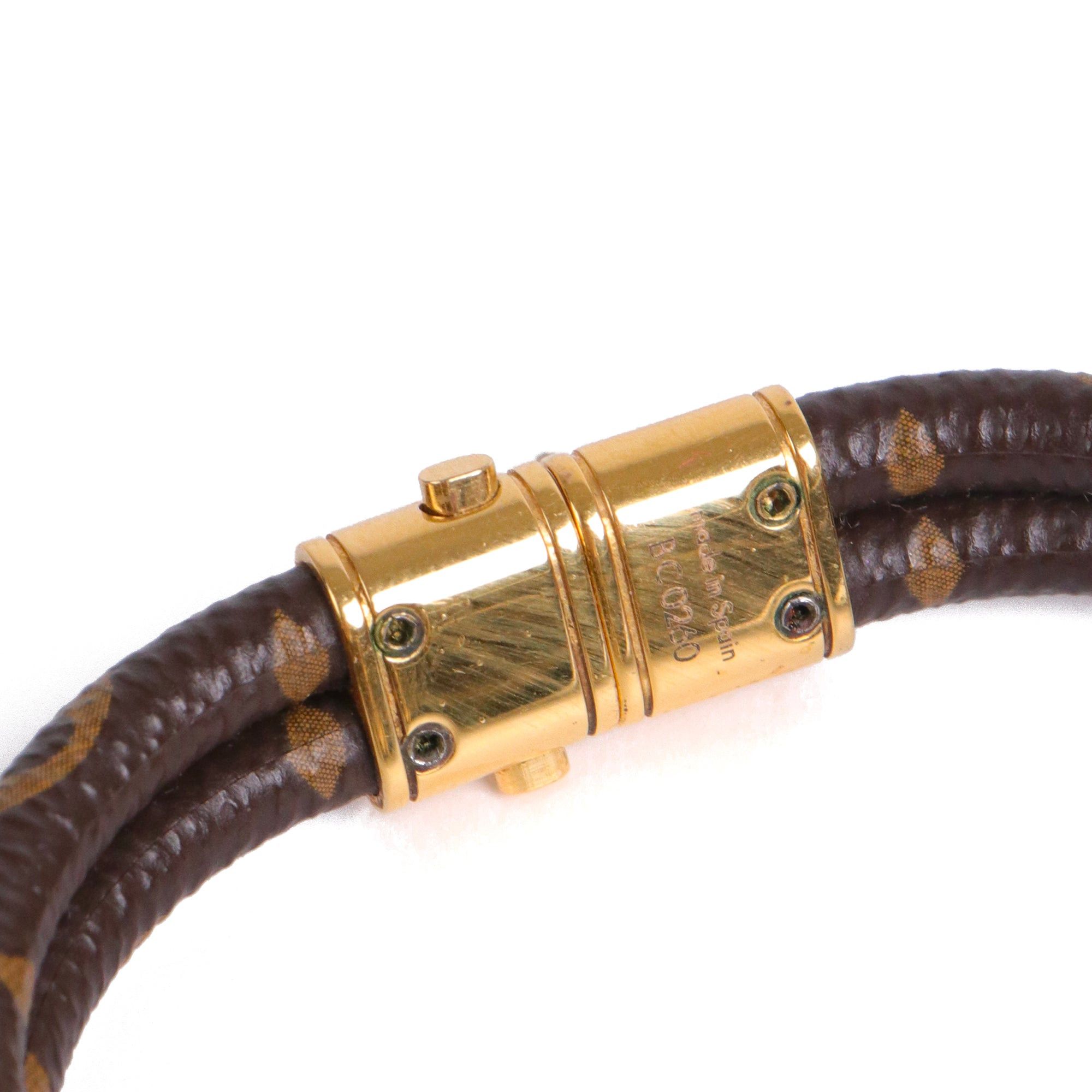 Louis Vuitton LOUIS VUITTON - Louis Vuitton Keep it Twice bracelet in monogram canvas Size ONE SIZE - 6 Thumbnail