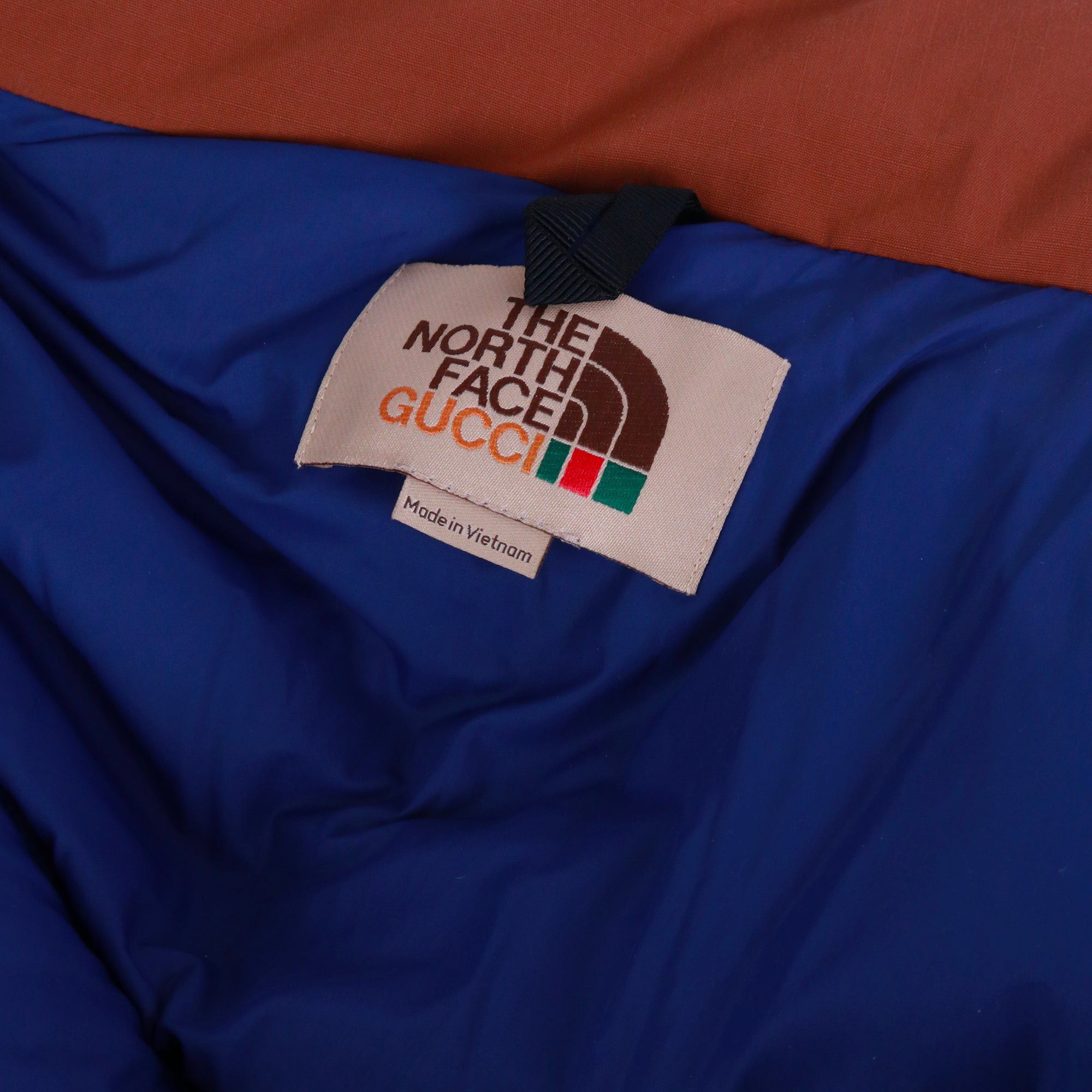 Gucci GUCCI - Gucci x TheNorthFace down jacket in blue and brown canvas (XL) Size US XL / EU 56 / 4 - 3 Thumbnail