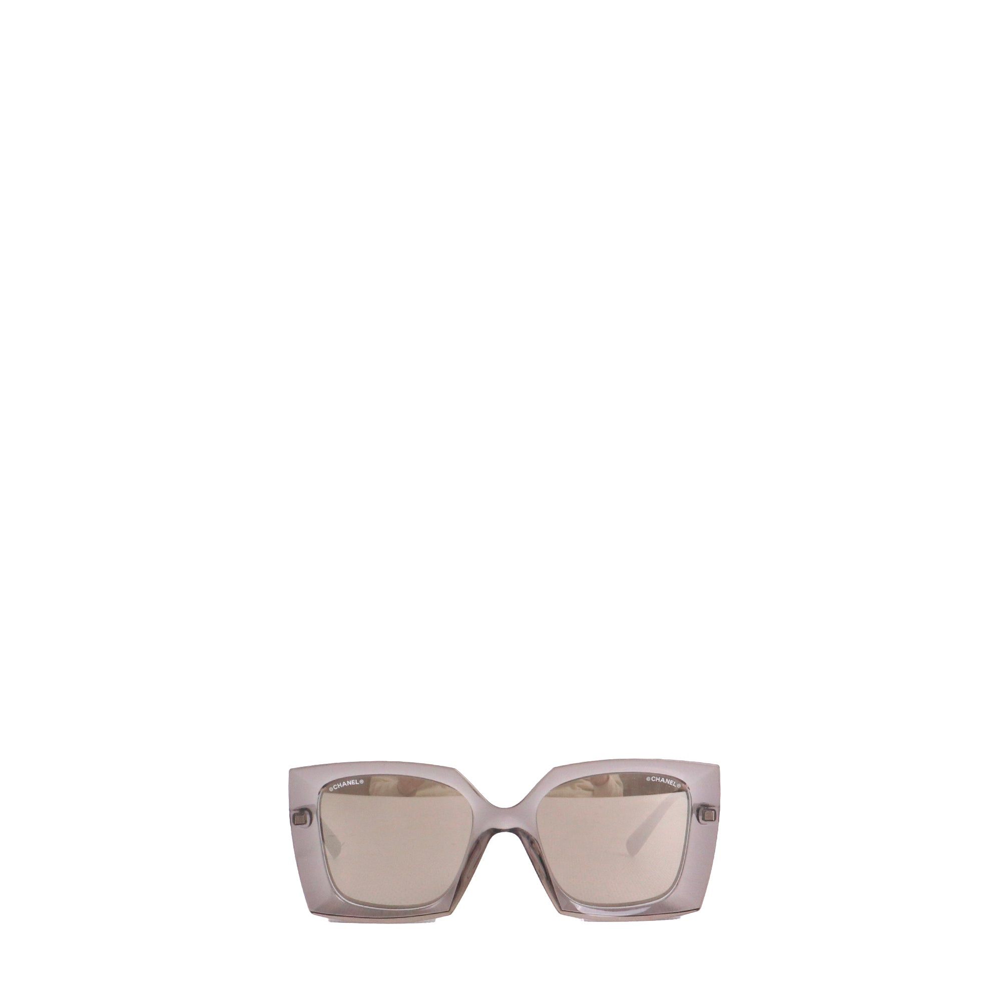 Chanel CHANEL - Chanel Clear Plastic Sunglasses Size ONE SIZE - 2 Thumbnail