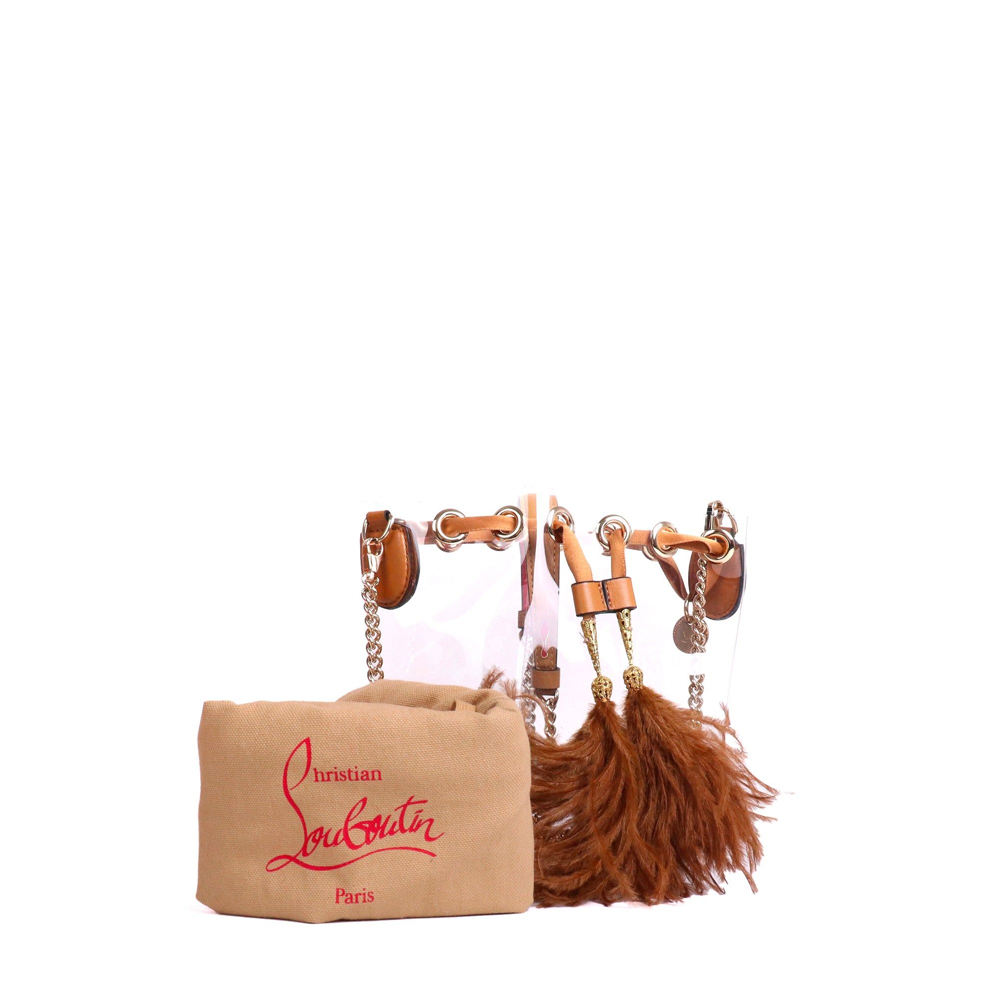 Christian Louboutin LOUBOUTIN - Marie Jane Louboutin clear plastic shoulder bag Size ONE SIZE - 8 Thumbnail