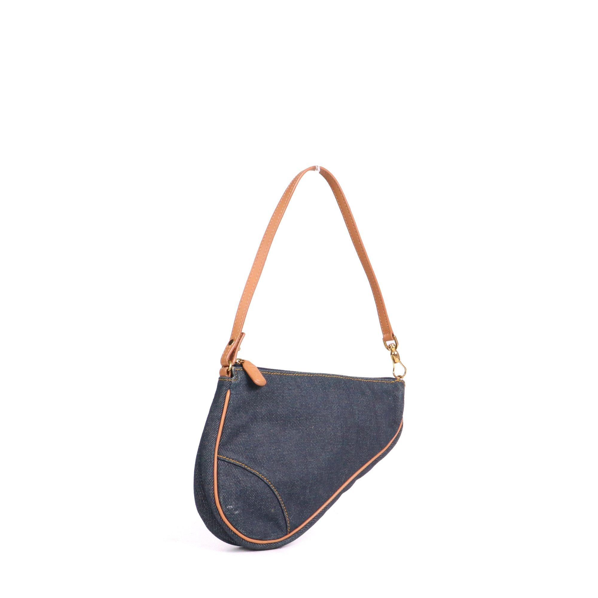 Dior DIOR - Dior Saddle small denim shoulder bag Size ONE SIZE - 2 Thumbnail