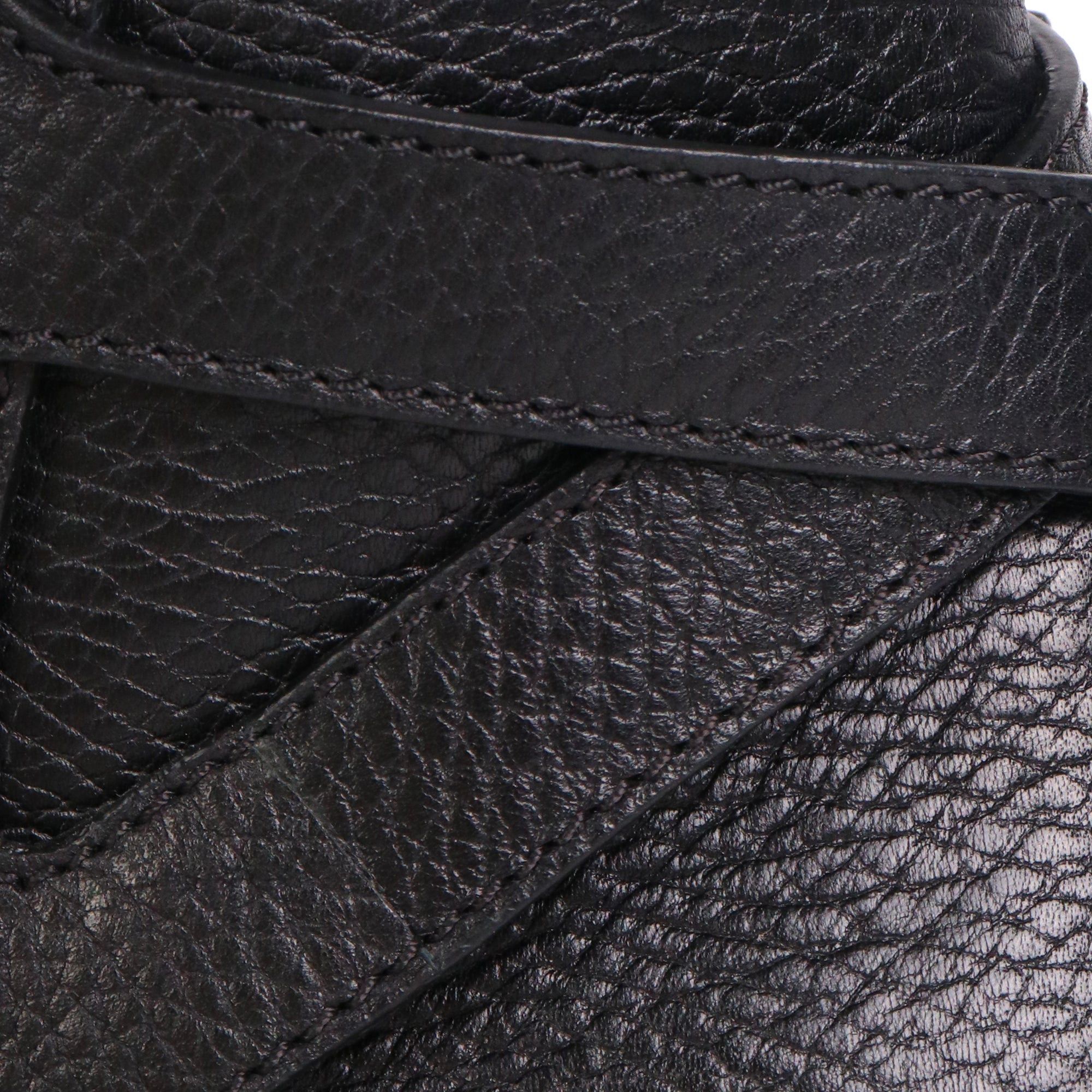 Valentino VALENTINO - Valentino Vlogo ankle boots in black grained leather (T38) Size US 7 / IT 37 - 5 Thumbnail