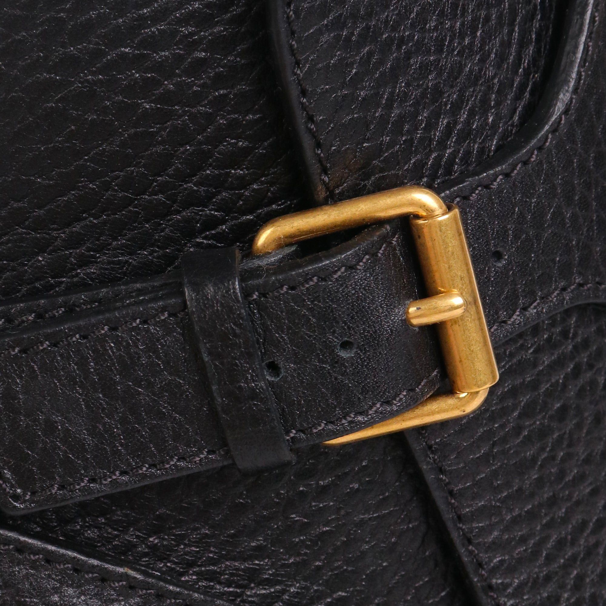 Valentino VALENTINO - Valentino Vlogo ankle boots in black grained leather (T38) Size US 7 / IT 37 - 7 Thumbnail