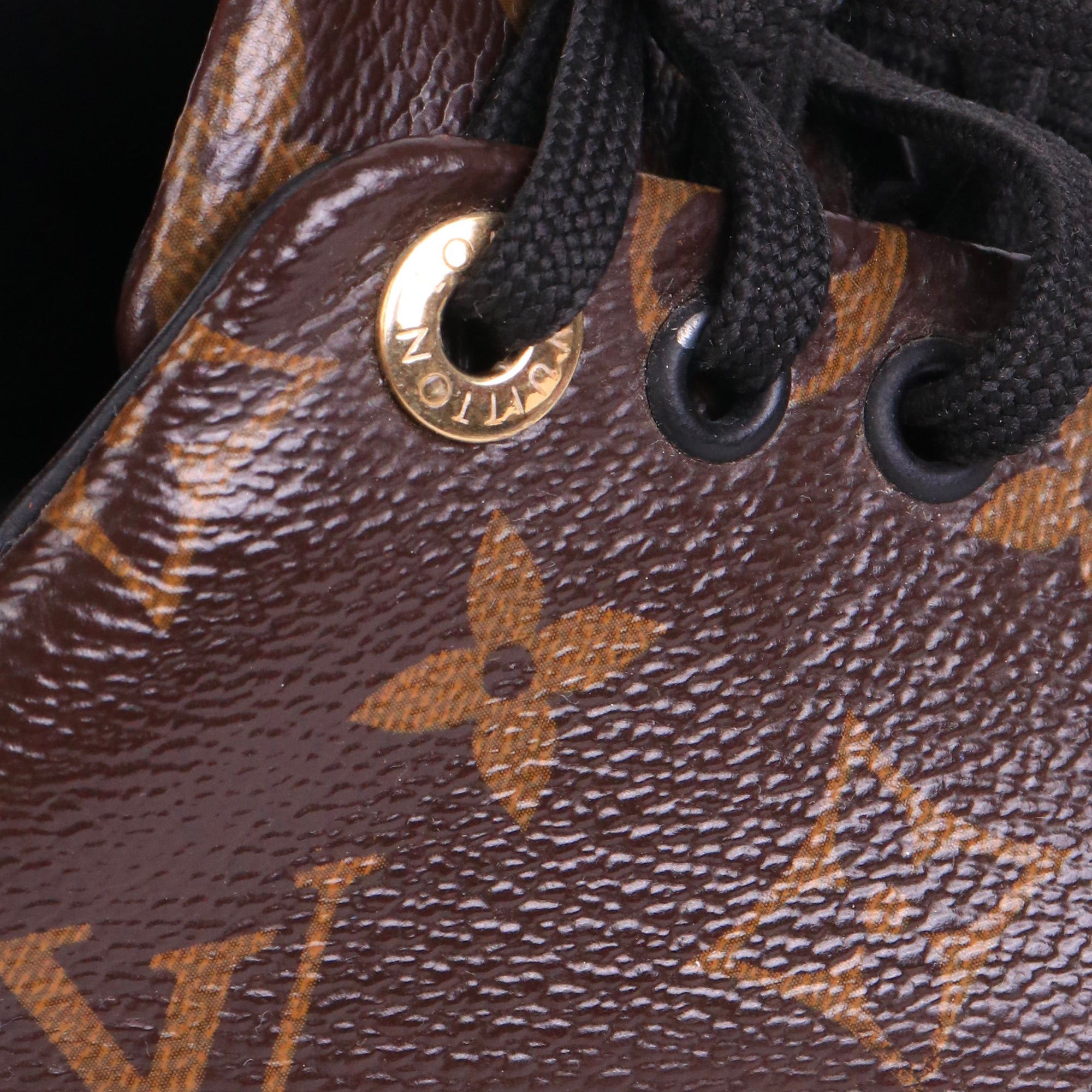 Louis Vuitton LOUIS VUITTON - Frontrow Louis Vuitton sneakers in monogram canvas (T37.5) Size US 6.5 / IT 36.5 - 3 Thumbnail