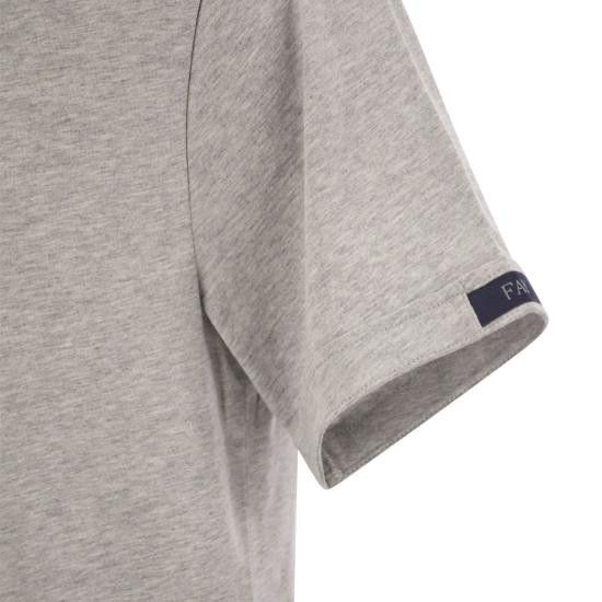 Fay FAY Men Polo Shirts NPMB3481330UCX GREY Size US XL / EU 56 / 4 - 4 Thumbnail