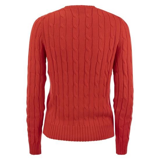 Polo Ralph Lauren POLO RALPH LAUREN Women Sweater 211891640 RED Size S / US 4 / IT 40 - 2 Thumbnail