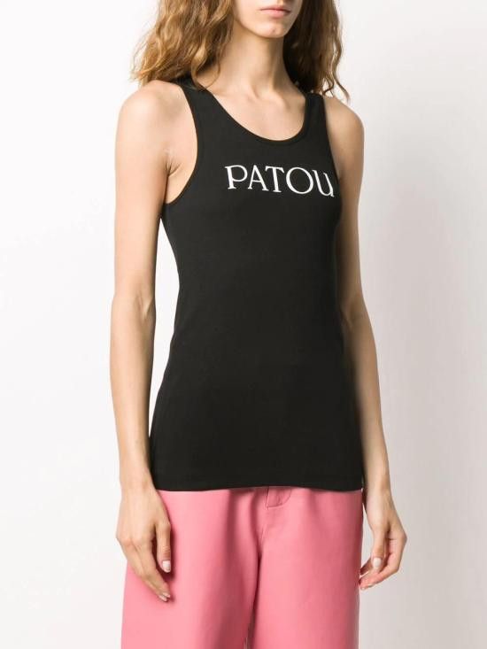 Patou PATOU Women Tops JE0159994 999B BLACK Size S / US 4 / IT 40 - 3 Thumbnail