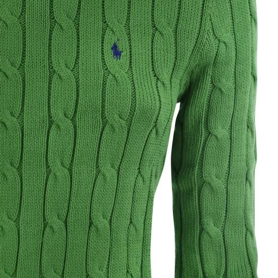 Polo Ralph Lauren POLO RALPH LAUREN Women Sweater 211891640 GREEN Size M / US 6-8 / IT 42-44 - 4 Thumbnail